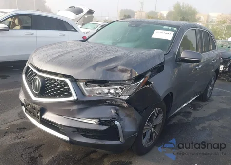 2019 Acura Mdx Standard из США, поврежденный, VIN 5J8YD3H30KL011753